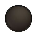 Metalinis padėklas apvalus žvakių padėklas juodas Ø20cm H2,5cm 2vnt | Floristik24.lt