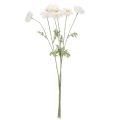 Dirbtinė aguona, balta, ilgakotė, 78 cm, 3 vnt. | Floristik24.lt