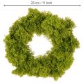 Dirbtinių samanų vainikas, dekoratyvus stalui ar durims, 28 cm | Floristik24.lt