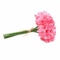 Floristik24 Dirbtinis gvazdikas rožinis 25cm 7vnt Dirbtinis augalas kaip tikras !