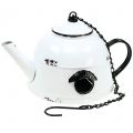 Floristik24 Inkilas arbatos virdulys Vintage White, Black H17cm