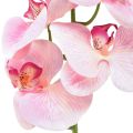 Floristik24 Orchid Phalaenopsis dirbtinės 9 gėlės rožinės baltos 96cm