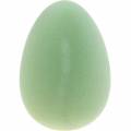 Floristik24 Velykinis kiaušinis pastelinis žalias H25cm Velykų papuošimas flokuotas dekoratyvinis kiaušinis