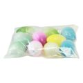 Floristik24 Velykiniai margučiai plastikiniams kiaušiniams pakabinti spalvoti 4×5,5cm 10vnt