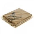 Floristik24 Dovanų maišelis Velykinis popierinis maišelis bunny brown 16×6,5×20cm 6vnt