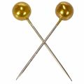 Pearl galvos kaiščiai Auksiniai Ø15mm 75mm | Floristik24.lt