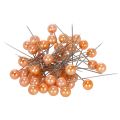 Floristik24 Karoliukų smeigtukai oranžiniai Ø10mm 60mm