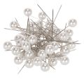 Floristik24 Pearl galvutės kaiščiai balti Ø10mm 60mm