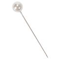 Pearl galvutės kaiščiai balti Ø10mm 60mm | Floristik24.lt
