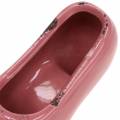 Floristik24 Planter moteriški batai keramikiniai rožiniai, rožiniai, kreminiai asorti 14 × 5 cm A7 cm 6 vnt.