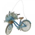 Floristik24 Deco ženklas medinis dviratis vasaros deko ženklas pakabinti mėlynas, baltas 31 × 25 cm