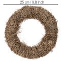 Floristik24 Vainiko žiedas iš vynmedžio, 25 cm, rankdarbiams ir dekoravimui