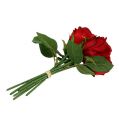 Floristik24 Rožių puokštė raudona 25cm