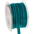 Floristik24 Aksominė juostelė ritinėlyje, dekoratyvinė dovanų pakavimo juostelė, 10 mm, 20 m