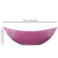 Plastikinis dubuo, rožinis, 39 cm x 13 cm, aukštis 13 cm | Floristik24.lt