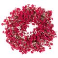 Floristik24 Dirbtinių gėlių vainikas, kūdikio kvėpavimo dekoracija, 30 cm