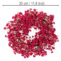 Dirbtinių gėlių vainikas, kūdikio kvėpavimo dekoracija, 30 cm | Floristik24.lt