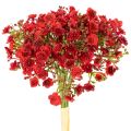 Floristik24 Dirbtinis kūdikio kvėpavimas, raudonas, puokštė kaip gėlių dekoracija, 30 cm, 10 vnt.
