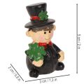 Laiminga kaminkrėčio figūrėlė, skirta priklijuoti, 5 cm, 6 dalys | Floristik24.lt