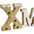 Floristik24 XMAS raidės medinės stovimos medinės raidės gamta 41,5cm