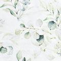 Floristik24 Servetėlės eukalipto dekoratyvinė stalo puošmena balta 25x25cm 20vnt
