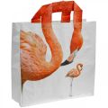 Floristik24 Pirkinių krepšys, pirkinių krepšys W39.5cm Flamingo krepšys