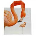 Floristik24 Pirkinių krepšys, pirkinių krepšys W39.5cm Flamingo krepšys