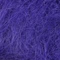 Floristik24 Sizalio žolė rankdarbiams, amatų medžiaga natūrali medžiaga šviesiai violetinė 300g