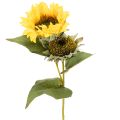Floristik24 Dirbtinė saulėgrąža su realistiškais lapais ir žiedais, 58 cm, 3 dalys