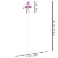 Medinės kaliausės dekoracijos, įvairių spalvų, 30 cm, 12 dalių | Floristik24.lt