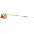 Floristik24 Sodo kuoliukai metalinės dekoratyvinės gėlės rožinė rožinė geltona L58cm 3vnt