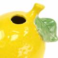 Floristik24 Fajanso vaza Lemon Yellow 10cm