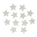 Floristik24 Išsklaidytos žvaigždės su blizgiu kremu 2,5cm 96vnt