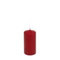 Floristik24 Stulpinės žvakės raudonos žvakės H100mm Ø50mm senos raudonos 12vnt