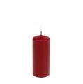 Floristik24 Stulpinės žvakės raudonos Advento žvakės senos raudonos 120/50mm 24vnt