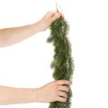 Dirbtinės eglės girlianda, žalia, šventinei dekoracijai, 180 cm | Floristik24.lt