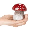 Dekoratyvinis grybas, musmirė, arbatinė žvakutė kaip stalo puošmena, 9 cm | Floristik24.lt