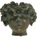 Floristik24 Augalų vazono krūtinė gėlių vazonas mergina su veidu H19cm