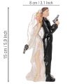 Torto papuošalas nuotakai ir jaunikiui 15,5 cm | Floristik24.lt