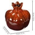 Keraminė granato dekoracija, blizgi, 14 cm | Floristik24.lt