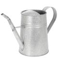 Floristik24 Cinkuota dekoratyvinė laistytuvė, metalinė, pilka, vintažinio stiliaus, 1,7 l, aukštis 23 cm, stilingoms gėlių dekoracijoms ir vazonams