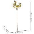 Dirbtinė gudobelės šakelė su raudonomis uogomis, dekoracija, 110 cm | Floristik24.lt