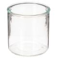 Floristik24 Stiklinė cilindrinė vaza, skaidri, universali, 10 cm, 3 dalys