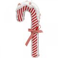 Floristik24 Candy Cane Deco Didelis Kalėdinis raudonas baltas dryžuotas H36cm