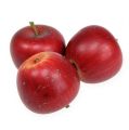 Floristik24 Dekoratyviniai obuoliai 4cm tamsiai raudoni 6vnt