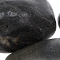 Floristik24 Dekoratyviniai akmenukai juodi 9cm 1kg