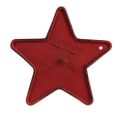 Floristik24 Žvakių laikiklio žvaigždė klijuoti 9 cm raudona
