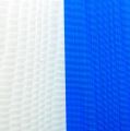 Floristik24 Vainikų juostos muarė mėlynai balta 125 mm