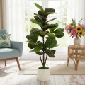 Dirbtinis fikusas (Ficus lyrata) 120 cm, dekoratyvinis augalas svetainei | Floristik24.lt