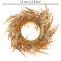 Dirbtinis paparčių vainikas stalui ir durims 35 cm | Floristik24.lt